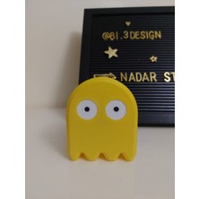 Nadar Studio Pacman Hayaleti Tealight  LED Figür  / LED Tealight Hediyeli