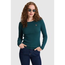 U.S. Polo Assn. Kadın Yeşil Basic Kazak 50331602 VR060