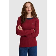 U.S. Polo Assn. Kadın Bordo Basic Kazak 50331602 VR014