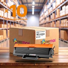 tonermax Hp Laser Mfp 138FW Muadil Toner Çipli W1106A 10'lu 1.000 Sayfa ( Standart Kapasite )