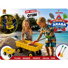 ÇLK Toys Çek Çek Araba Kürek ve Tırmık Hobi Seti – Sarı