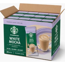 Starbucks White Mocha 24 gr x 10 Adet x 20 Adet
