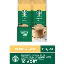 Starbucks Vanilla Latte 21.5 gr x 10 Adet