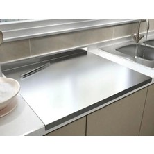 Empressco Paslanmaz Metal Tezgah Koruyucu Çok Amaçlı Kesme Tahtası