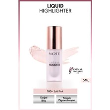 Note Liquid Highlighter 5ml. 100 Soft Pink