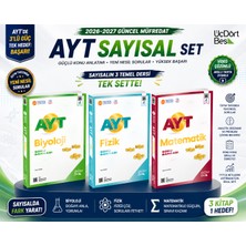 ÜçDörtBeş Yayınları Ayt Sayısal Soru Bankası 3’lü Set | Matematik + Fizik + Biyoloji | 2026-2027 Güncel Müfredat | Ösym Tarzı