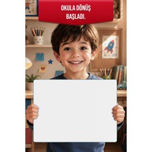 Reflexa Montessori Çocuk Etkinlik Camı –beyaz Cam Aktivite Panosu 40 x 30 cm
