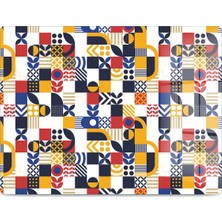 Reflexa Cam Kesme Tahtası Pattern Geometrik Desenli Çok Amaçlı 40X30 cm