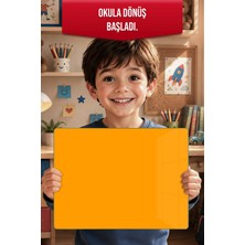Reflexa Montessori Çocuk Etkinlik Camı –turuncu Cam Aktivite Panosu 40 x 30 cm
