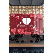 Reflexa Ocak Arkası Cam Koruyucu – Kişiye Özel Isıya Dayanıklı Dekoratif Cam Panel 40 x 30 cm * 2 Adet