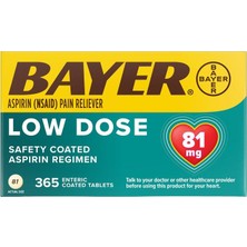 Bayer Low Dose Aspirin 81 Mg 365 Entric Coated Tablet
