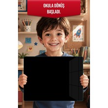 Reflexa Montessori Çocuk Etkinlik Camı –siyah Cam Aktivite Panosu 40 x 30 cm