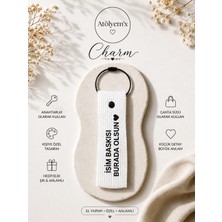 Atölyemix Charm & Anahtalık 2'li Set, Kişiye (Isim) Özel Tasarım