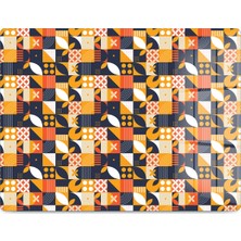 Reflexa Cam Kesme Tahtası Pattern Geometrik Desenli Çok Amaçlı 40X30 cm