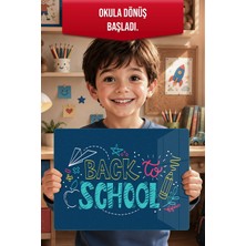 Reflexa Montessori Çocuk Etkinlik Camı – Back To School Tasarımlı Cam Aktivite Panosu 40 x 30 cm