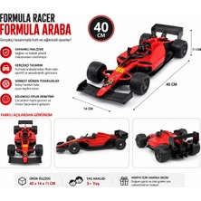 Duman Oyuncak 40 cm Formula Racer Oyuncak Araba – Kırmızı Yarış Arabası
