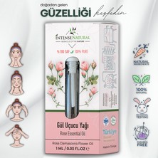 Intense Natural Saf Gül Uçucu Yağı 1 ml %100 Saf ve Doğal Rose Essential Oil Rosa Damascena Flower Oil