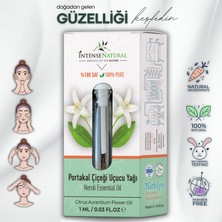 Intense Natural Portakal Çiçeği Uçucu Yağı 1 ml %100 Saf ve Doğal Neroli Yağı Cilt Canlandırıcı