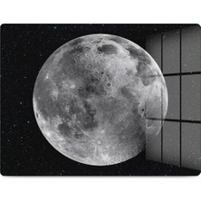 Reflexa Cam Kesme Tahtası Dolunay Desenli Çok Amaçlı 35X25 cm