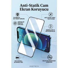 Egstech Redmi 14C Uyumlu Antistatik Cam Ekran Koruyucu Kir Toz Leke Tutmayan Darbe Emici