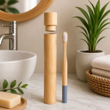 Toyigoo Ahşap - Bambu Diş Fırça Kutulu Diş Fırça Seti IEG4546GV-458FJGHV