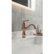 Titanium Design Manolya Rose Gold Lavabo Bataryası