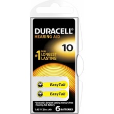 Toyigoo Duracell 10 Işitme Cihazı Kulak Pili 6 Pil 1 Kutu IEG4546GV-458FJGHV