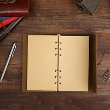 Toyigoo Kutulu Deri Defter ve Metal Roller Kalem Seti - Yaprak Desenli - Baskıya Uygun IEG4546GV-458FJGHV
