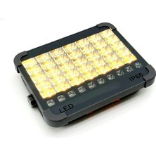 Toyigoo IP66 Güneş Enerjili LED Işık Solar Projektör - Powerbank Çakarlı Kamp - Dış Mekan PS-D002A