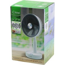 Toyigoo Kiwi KFAN-7618 USB Şarjlı 5 Inç - 13.4cm Masa Üstü Vantilatör 3 Kademe Hız 5 Pls.kanat Ayarl