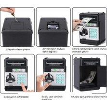 Elektronik Şifreli Kasa Otomatik Atm Kumbara
