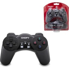 Toyigoo Joypad - Gamepad Siyah Oyun Kolu USB Kablo 13 Düğme - 8 Yön Tetikleyici 1.5mt Kablo IEG4546GV-458
