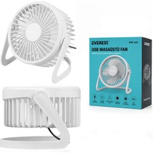 Toyigoo USB Şarjlı - Pvc Gövde 14.5X14.1CM Masa Üstü Fan - Vantilatör EFN-505 IEG4546GV-458FJGHV