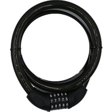 Toyigoo YM-747 120CM 20MM 5 Şifreli Siyah Motorsiklet Kilidi IEG4546GV-458FJGHV