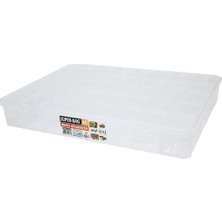 Toyigoo Mars 40 Bölmeli Şeffaf Organizer Box 39X30X55CM IEG4546GV-458FJGHV