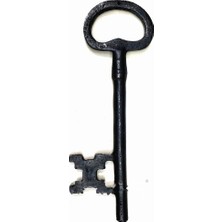 Bilge Anahtar Biblo, 210X66 mm - Büyük Boy, Retro, Vintage, Antika Stil Süs Dekor Aksesuar Anahtarı