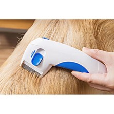 Flea Doctor Pet Hayvanlar Için Haşere Öldürücü Pilli Pire Tarağı