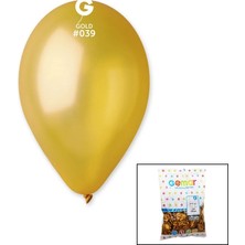 Toyigoo GM-110-39 Metalik - Altın Balon 11&amp;apos;&amp;apos; - 28CM - 100 Parça IEG4546GV-458FJGHV