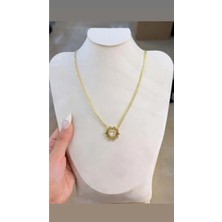 Takıtolia Jotem Gold Kalp Zirkon Taşlı Kolye Delux Koleksiyonu Xuping Altın Kaplama Suya Dayanıklı