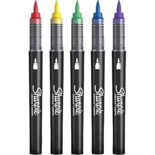 Adalı Store Sharpie Acrylic Paint Markers 5'li Fırça Uç Akrilik Markör