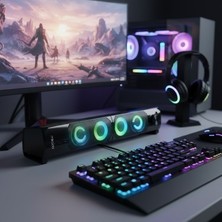 Adalı Store Rgb Aydınlatmalı USB Soundbar, 3W Ses Gücü ile Eğlence