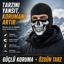 S'82 Unisex Kuru Kafa Baskılı Balaklava 1 Adet Tek Beden Viskoz Kask Içi Motosiklet Maskesi