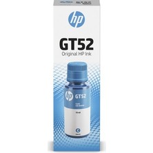 Adalı Store Hp Orijinal GT52 Mürekkep Şişesi Mavi