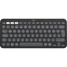 Adalı Store Logitech K380S Pebble Keys 2 Çoklu Cihaz Özellikli Bluetooth Türkçe Q Klavye -