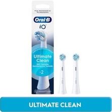 Adalı Store Oral-B Io Ultimate Clean Beyaz Diş Fırçası Yedek Başlığı 2 Adet Yumuşak Kıllarla Üstün