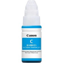 Adalı Store Canon GI-490C Cyan Mavi Şişe Mürekkep
