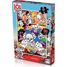 Adalı Store 50 Parça 102 Dalmation Temalı Eğlenceli Puzzle