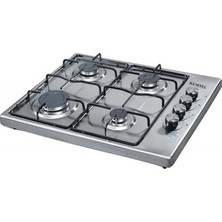 Adalı Store Kumtel KO-420/430 F Inox 4 Gözü Gazlı Setüstü Ocak