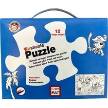 Adalı Store Yıkanabilir Puzzle Seti, Korsan Adası Temalı ve Eğlenceli