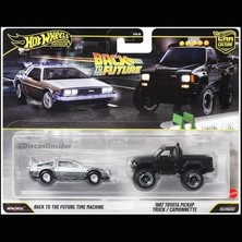 Adalı Store 1:64 Ölçeğinde Döküm Model Araba Seti - Back To The Future